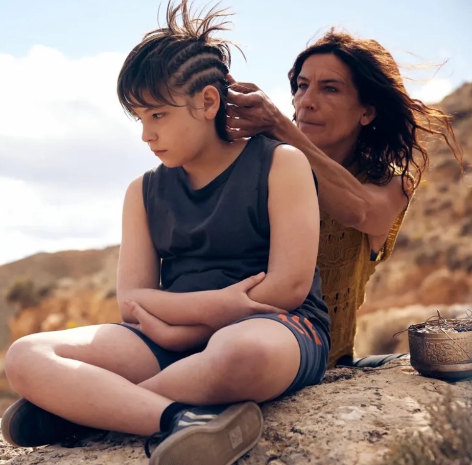 Bruno Núñez Arjona as Esteban in the film 'Sirāt'