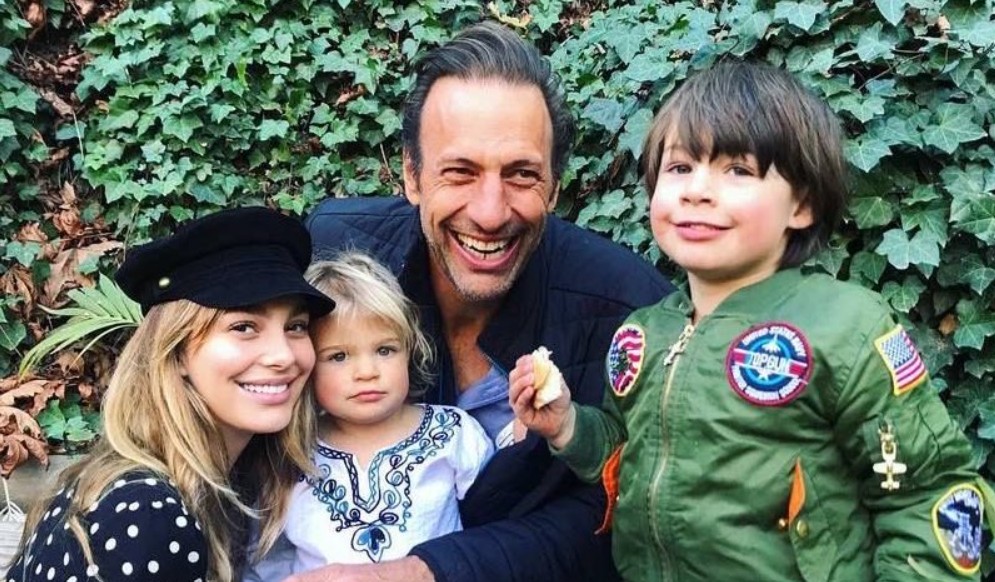 Camila Morrone with her father, Maximo Morrone, and her siblings