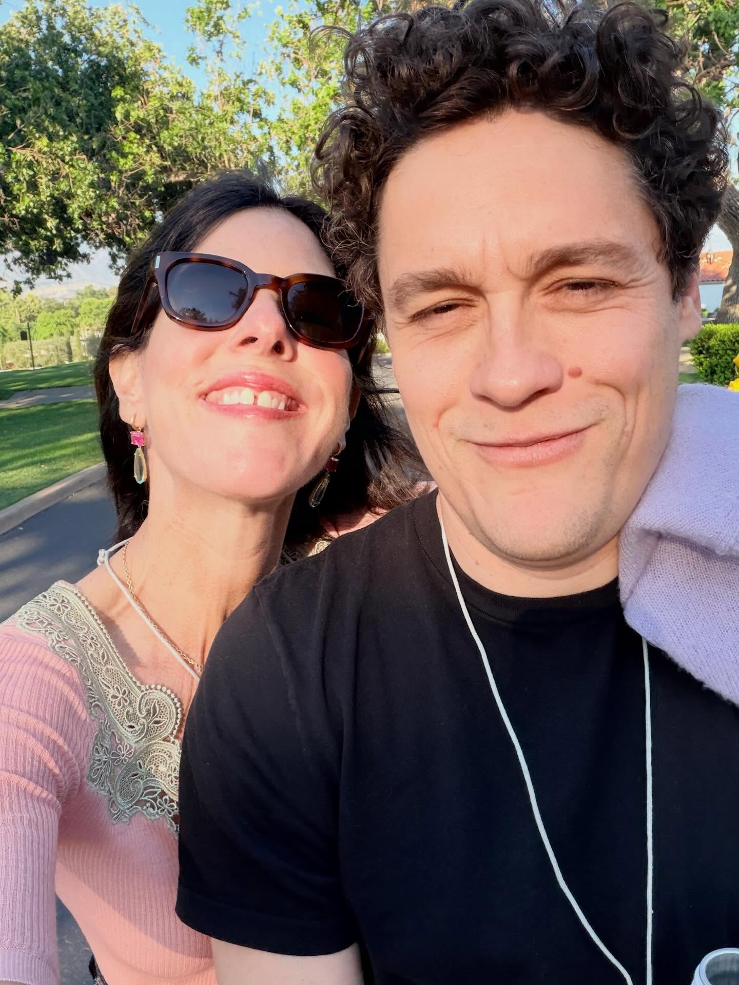 Phil Lord with Irene Neuwirth, his girlfriend of over 2 decades