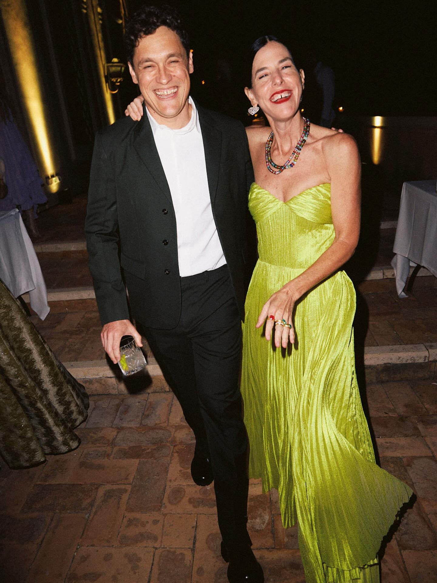 Phil Lord with his future wife Irene Neuwirth, celebrating Neuwirth's 50th birthday in October 2025